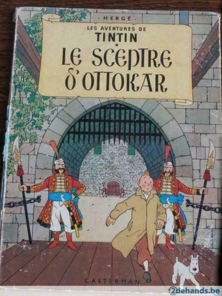 Le sceptre d'Ottokar-Les aventures de Tintin, Boeken, Ophalen of Verzenden, Gelezen