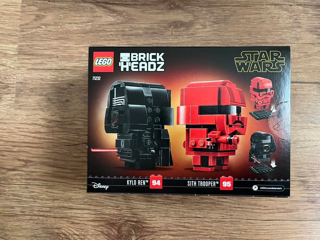 LEGO Star Wars Kylo Ren en Sith Trooper - 75232 Brickheadz, Ophalen of Verzenden, Nieuw
