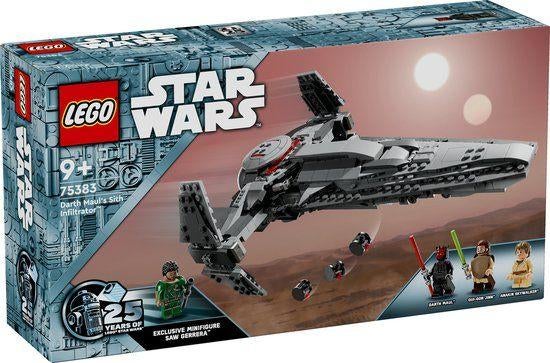 LEGO 75383 Star Wars De Sith Infiltrator van Darth Maul, Kinderen en Baby's, Speelgoed | Duplo en Lego, Ophalen of Verzenden, Nieuw