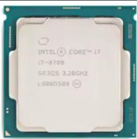 Intel Core i7 8700 CPU 3,2 GHz met Socket LGA 1151