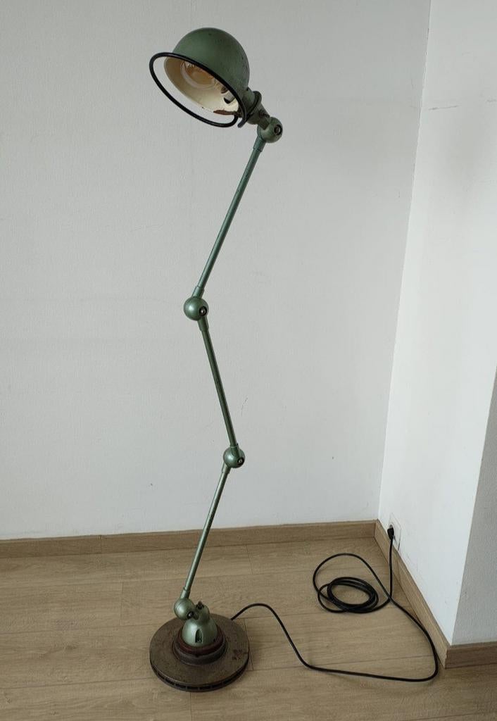 Vintage industriële lamp „Jieldé” verstelbaar metaal jaren 5, Antiek en Kunst, Ophalen