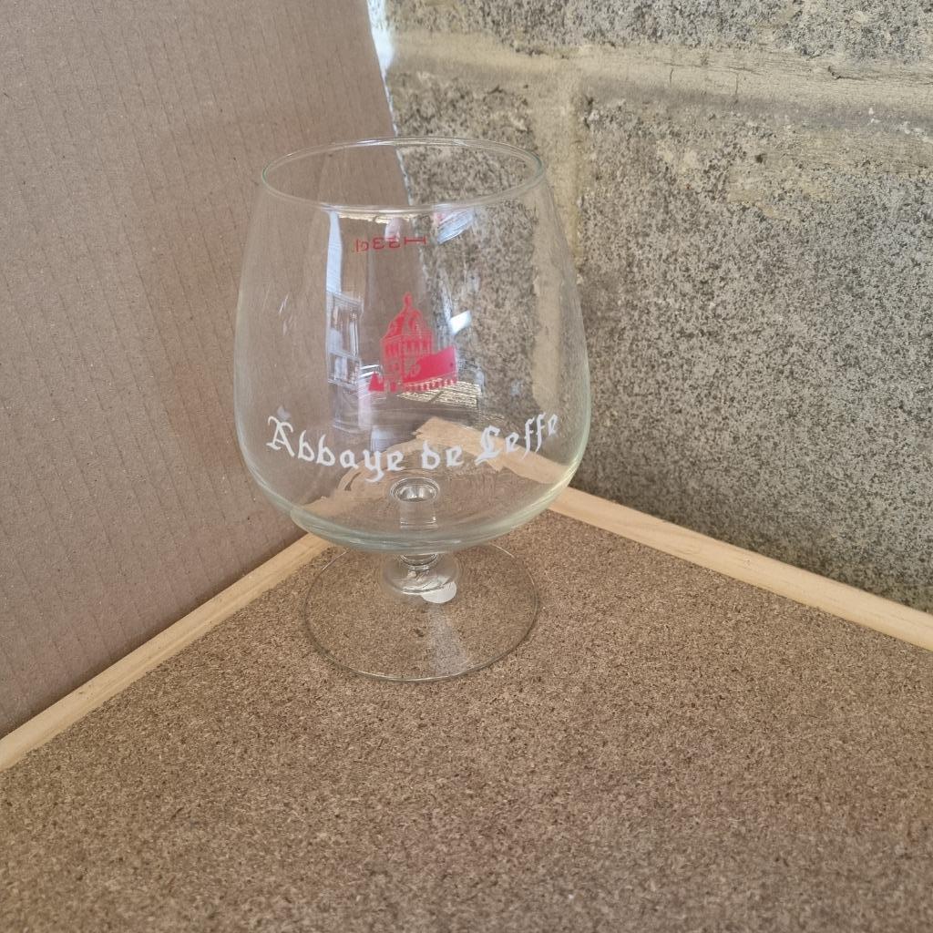 Verre Abbaye de Leffe (modèle 2), Collections, Enlèvement ou Envoi, Utilisé, Verre ou Verres, Leffe