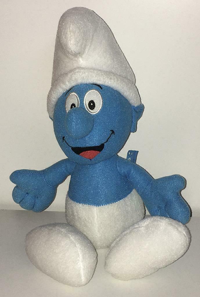 Smurf (33 cm), Kinderen en Baby's, Speelgoed | Knuffels en Pluche, Ophalen of Verzenden, Zo goed als nieuw