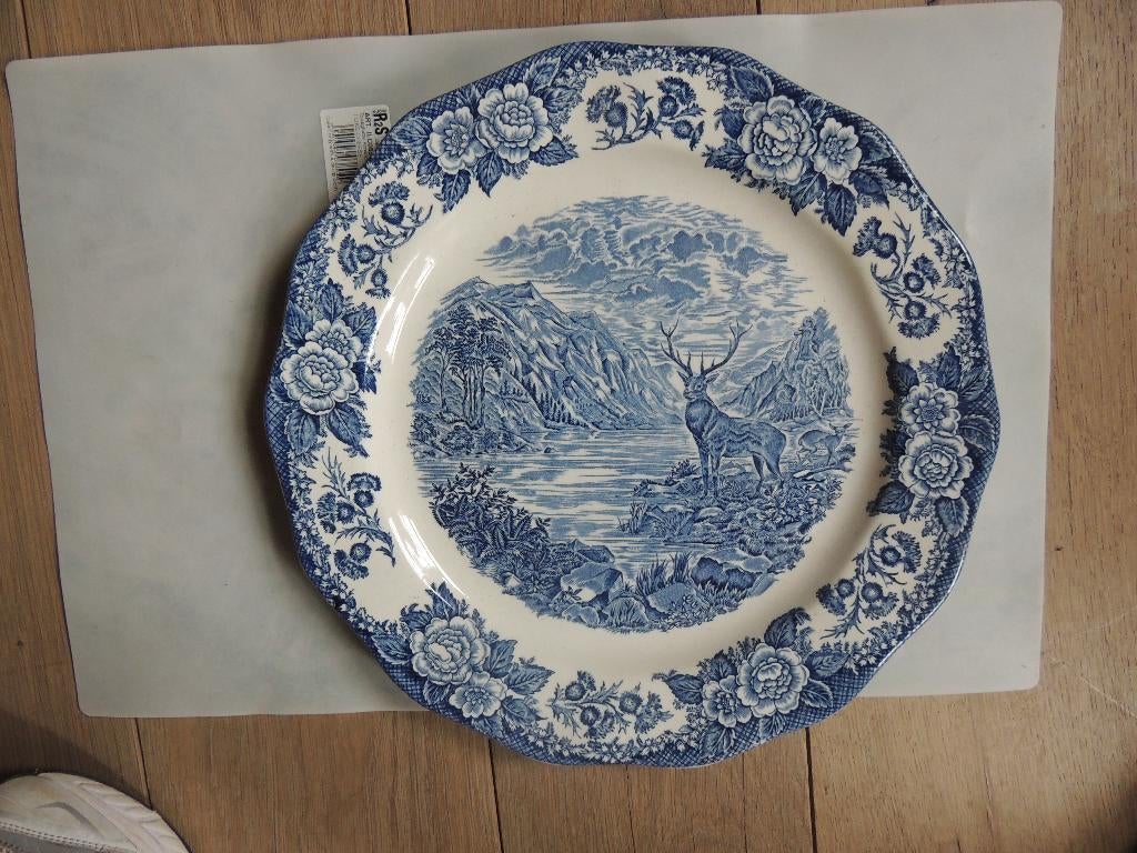 Grote schotel delft porselein, Ophalen