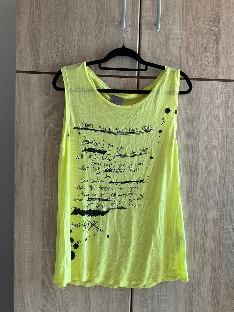 Geel topje, merk Vero Moda,maat L, Vero moda, Geel, Maat 42/44 (L), Ophalen of Verzenden
