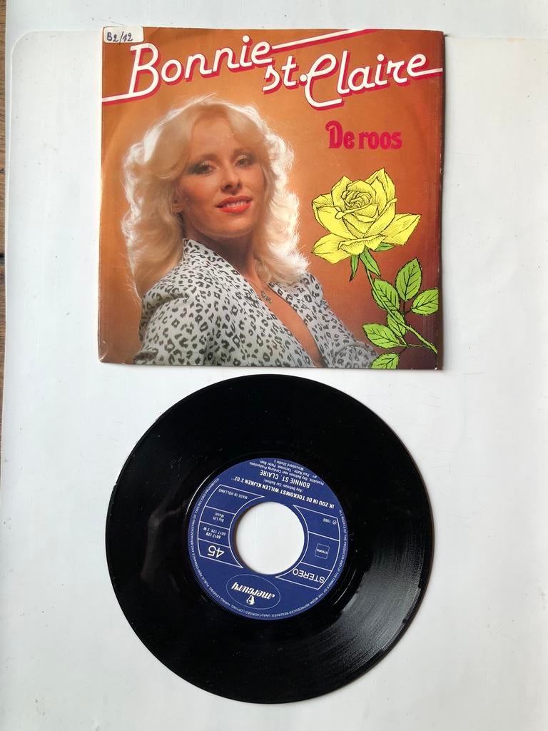 Bonnie St.Claire : de roos (1980; mint), Cd's en Dvd's, Vinyl Singles, Verzenden, Zo goed als nieuw