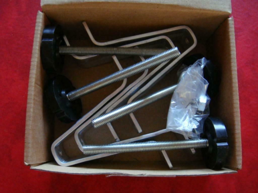 Set de pieds pour baignoire/douche, Bricolage & Construction, Sanitaire, Enlèvement ou Envoi, Neuf, Chrome, Autres types