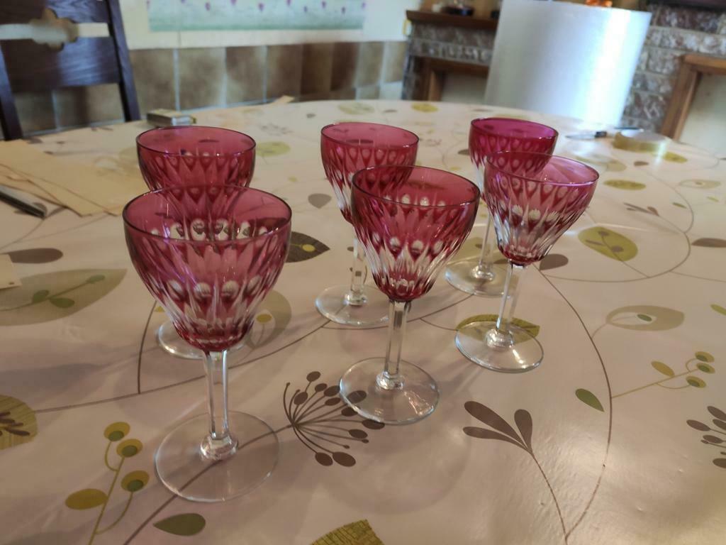 3 séries de 6 verres, Enlèvement ou Envoi, Comme neuf