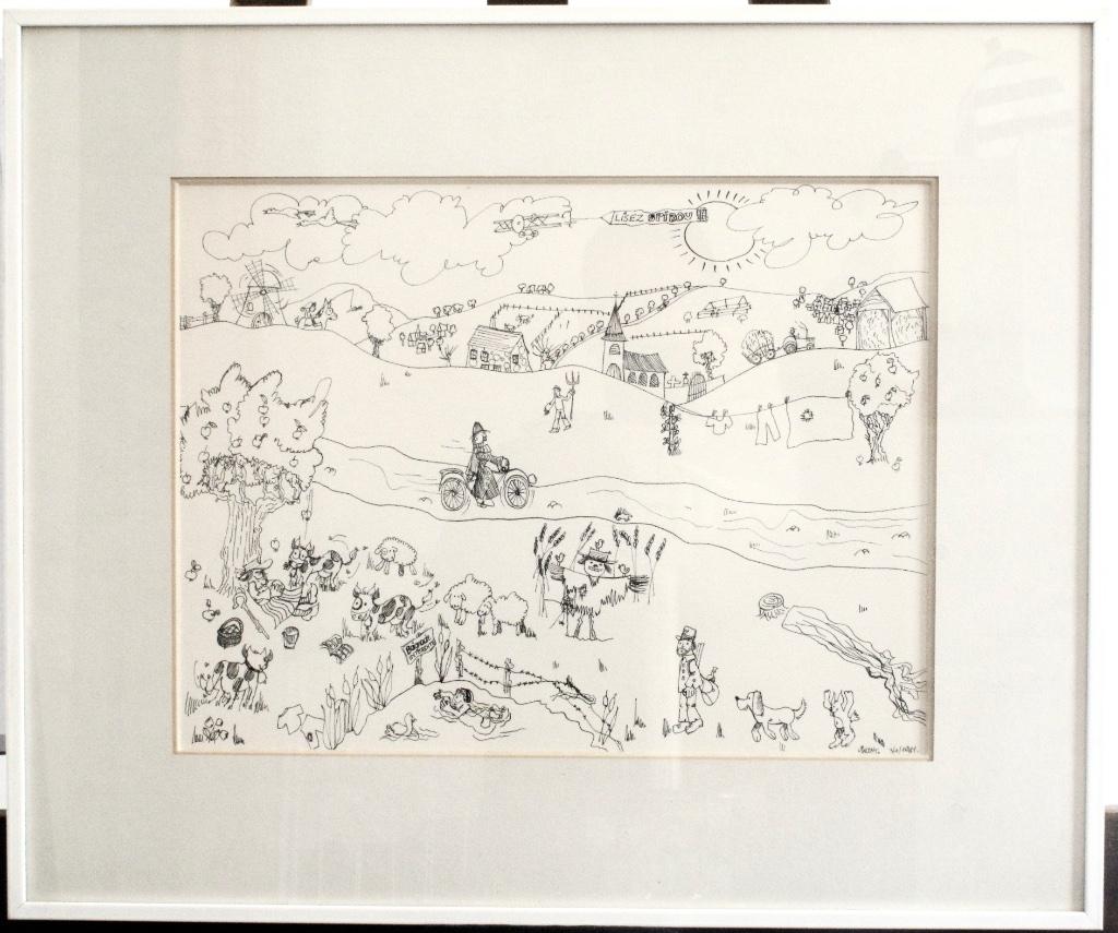 Encre dessin, Lisez Spirou, 1981, BD, Dessinateur Vincent, Livres, Enlèvement ou Envoi, Comme neuf