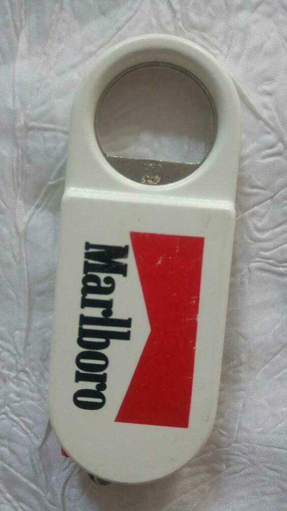 Briquet Aansteker ouvre bouchon Marlboro W. Germany 1980, Enlèvement ou Envoi, Utilisé