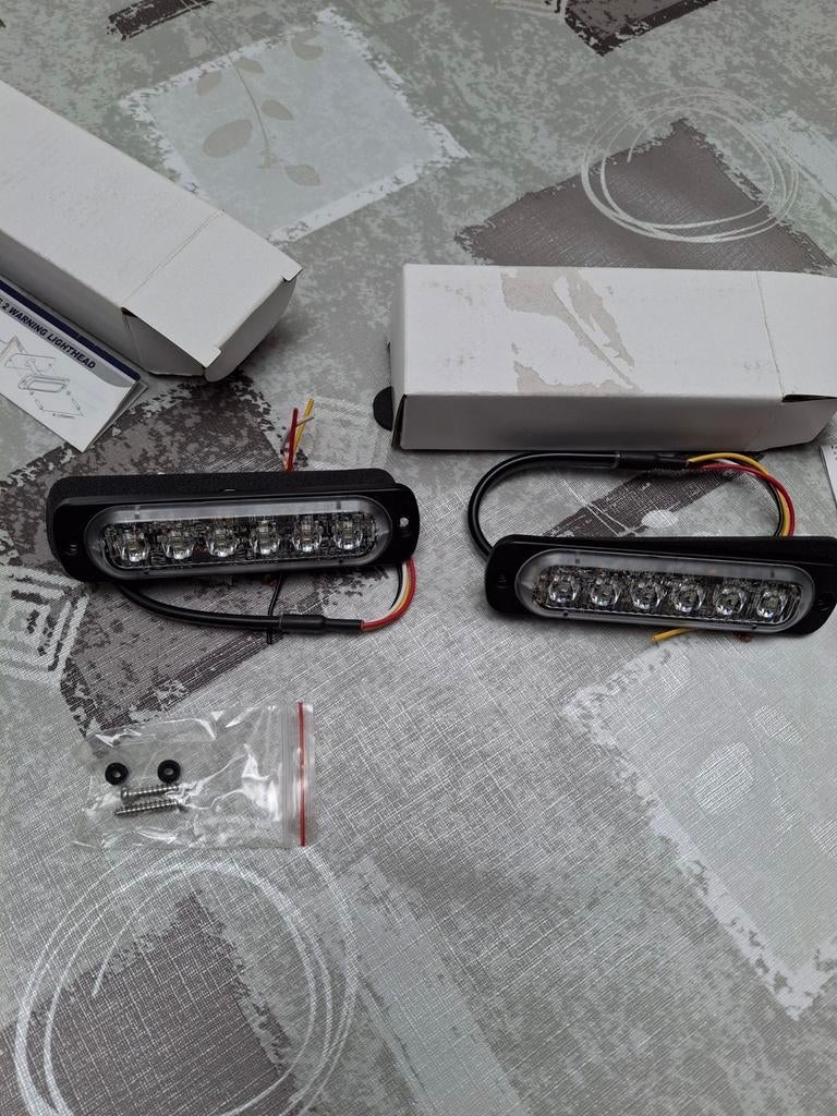 Witte led flitsers, Auto-onderdelen, Ophalen, Nieuw