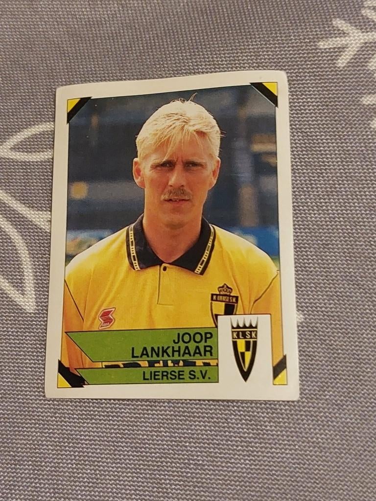 Panini / Sticker / Joop Lankhaar / Lierse / Football 95, Ophalen of Verzenden, Poster, Plaatje of Sticker