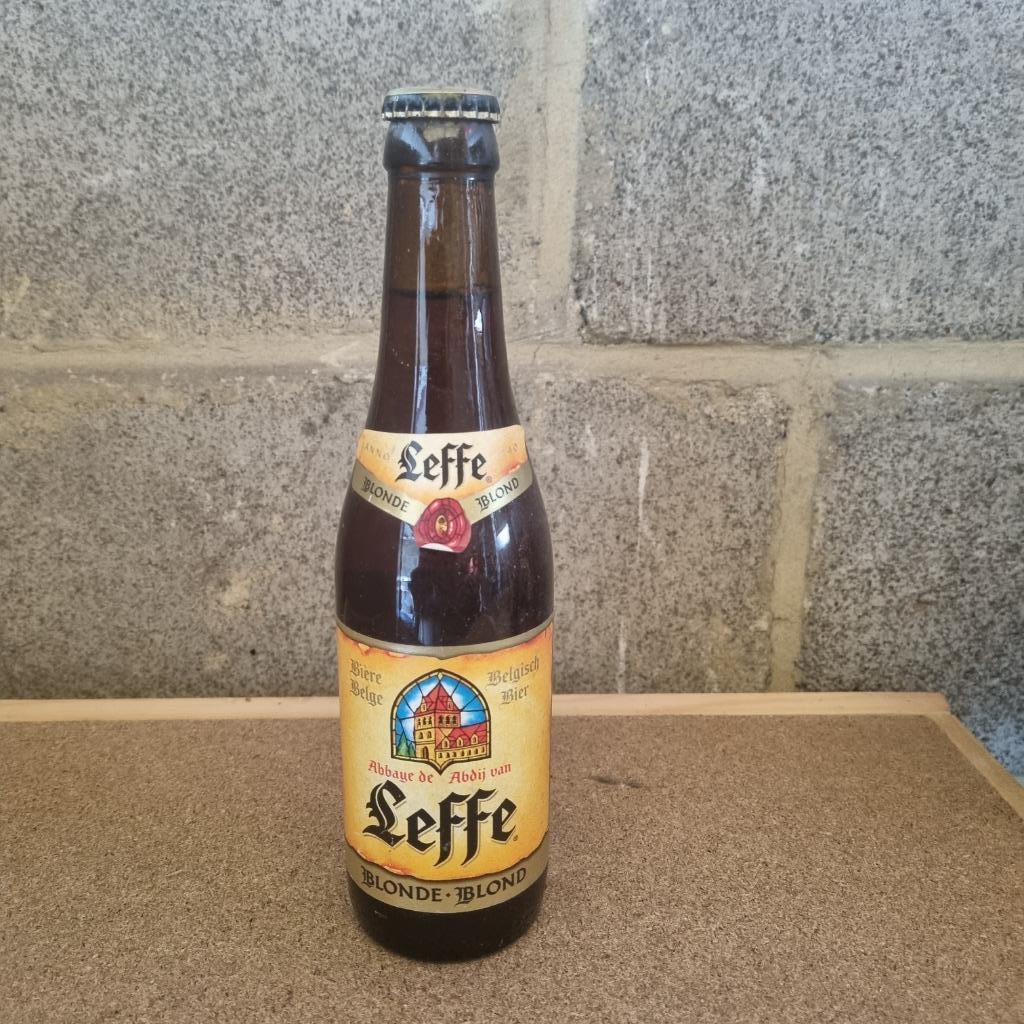 Bouteille de bière Leffe blonde-blond, Enlèvement ou Envoi, Utilisé, Bouteille(s), Leffe