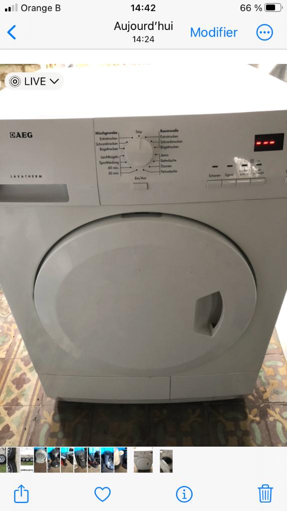 Sèche-linge à condensation fonctionnels, Enlèvement ou Envoi, À condensation