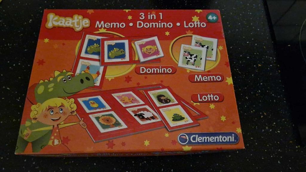 Gezelschapsspel voor kinderen 3 in 1, Ophalen, Nieuw