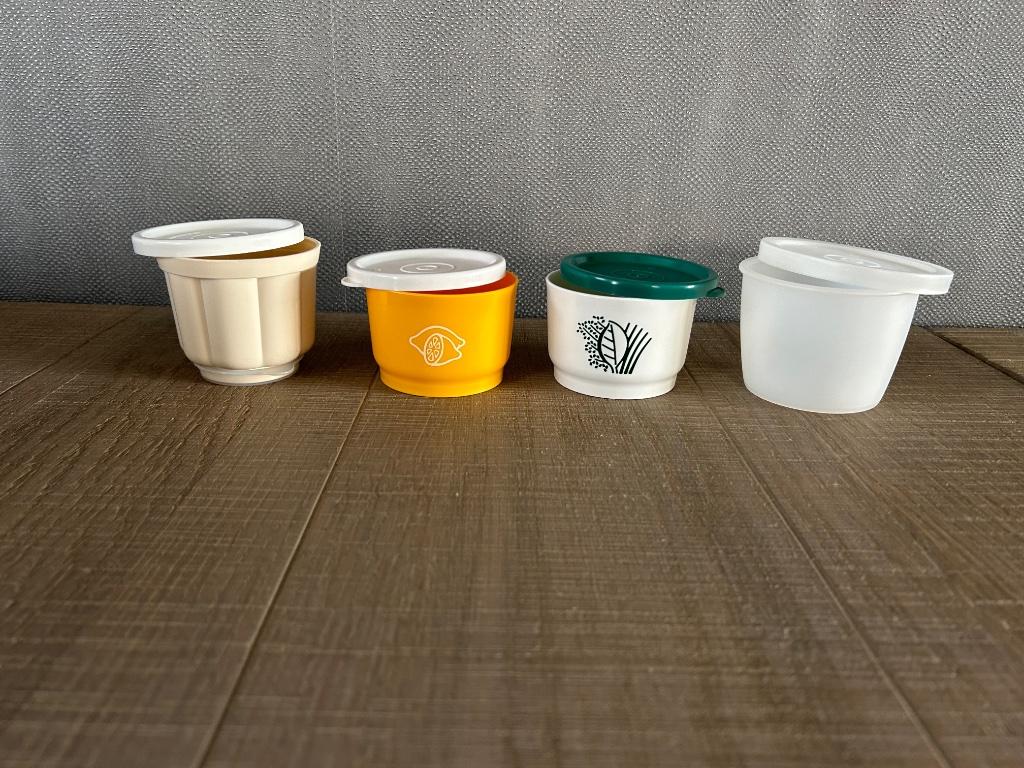 4 potjes Tupperware, Huis en Inrichting, Keuken | Tupperware, Ophalen of Verzenden, Nieuw