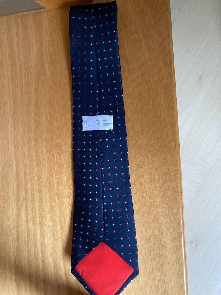 Das donkerblauw met motief Marc Bellini, Kleding | Heren, Marc Bellini, Zo goed als nieuw, Met patroon, Verzenden