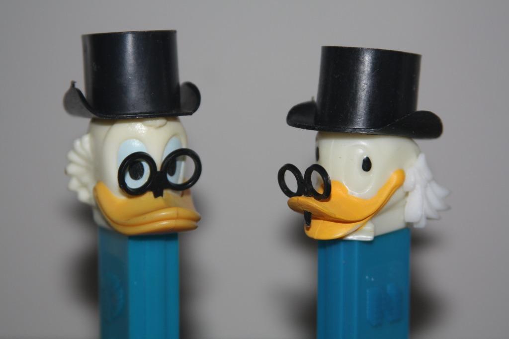2x variant P.E.Z. Disney , Dagobert Duck, Verzamelen, Ophalen of Verzenden, Donald Duck, Gebruikt, Overige typen