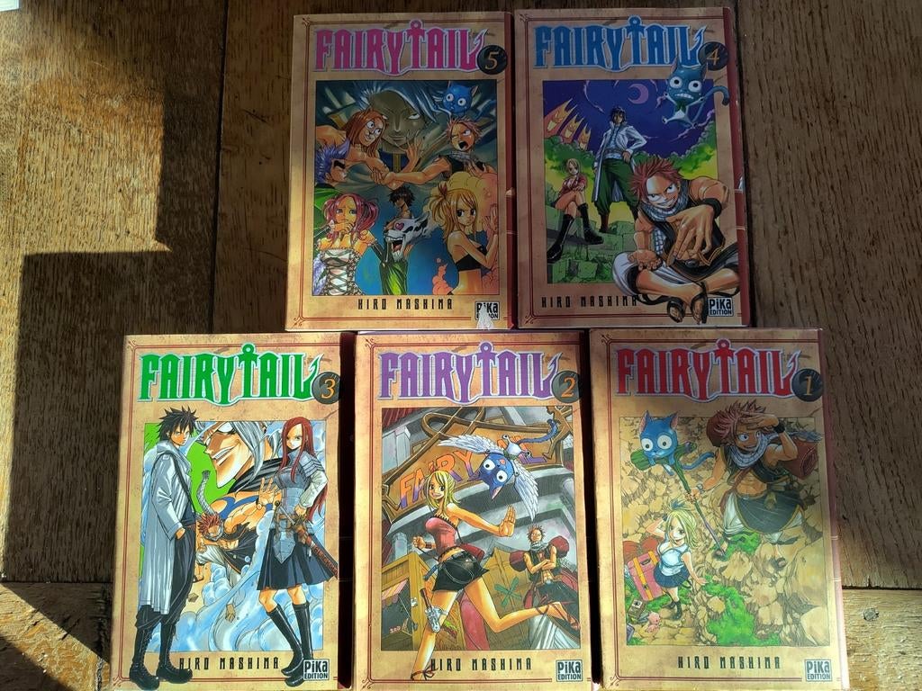 Fairy Tail 1 a 5, Livres, Enlèvement