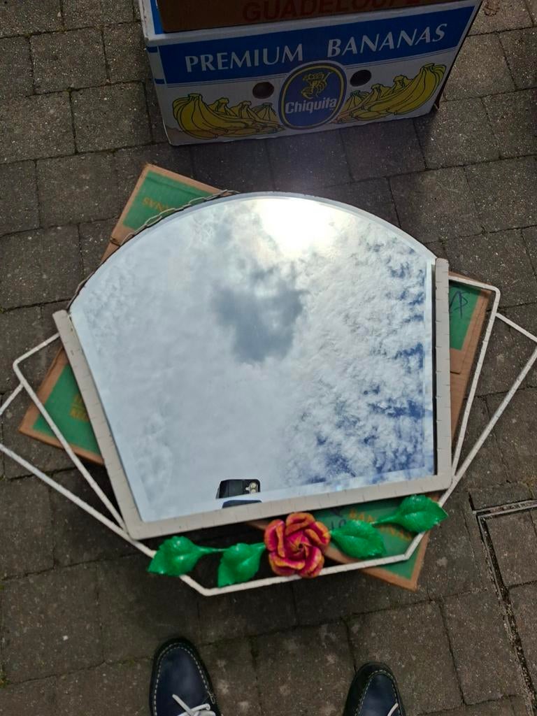 Miroir vintage, Maison & Meubles, Enlèvement, Comme neuf