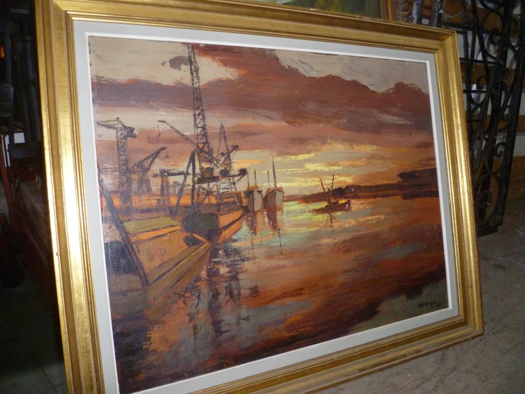 GROOTTE SCHILDERIJ OP DOEK, Enlèvement