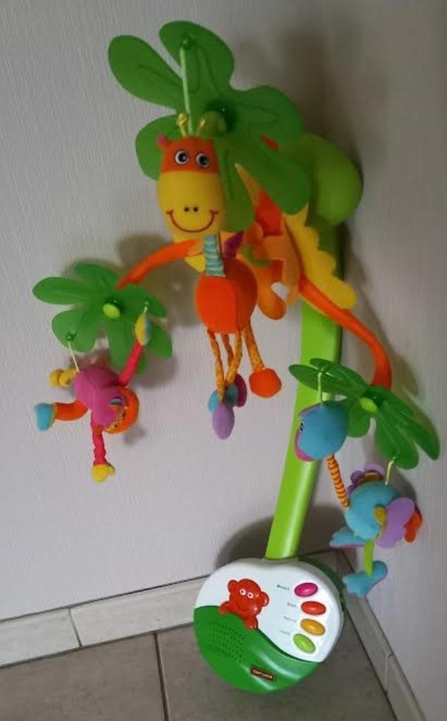 Tiny Love muziek mobiel, Kinderen en Baby's, Speelgoed | Babyspeelgoed, Zo goed als nieuw, Mobiel, Met licht, Met geluid, Ophalen of Verzenden