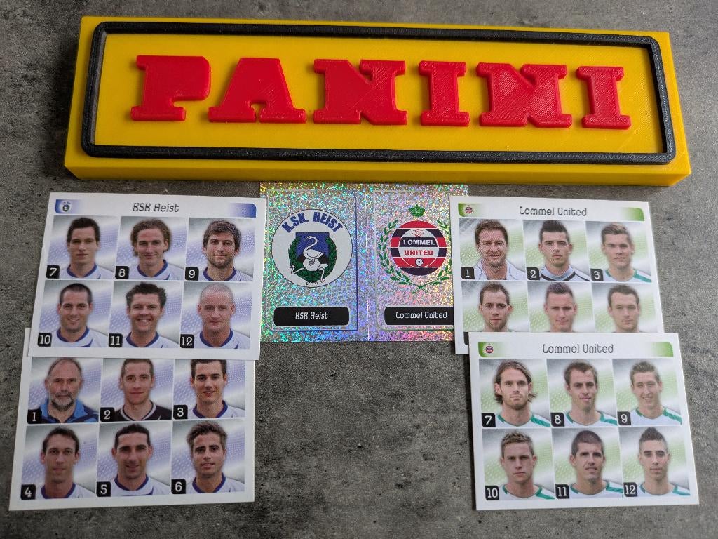 Panini FOOTBALL 2013 5 AUTOCOLLANTS HEIST/LOMMEL FOOTBALL, Enlèvement ou Envoi, Neuf