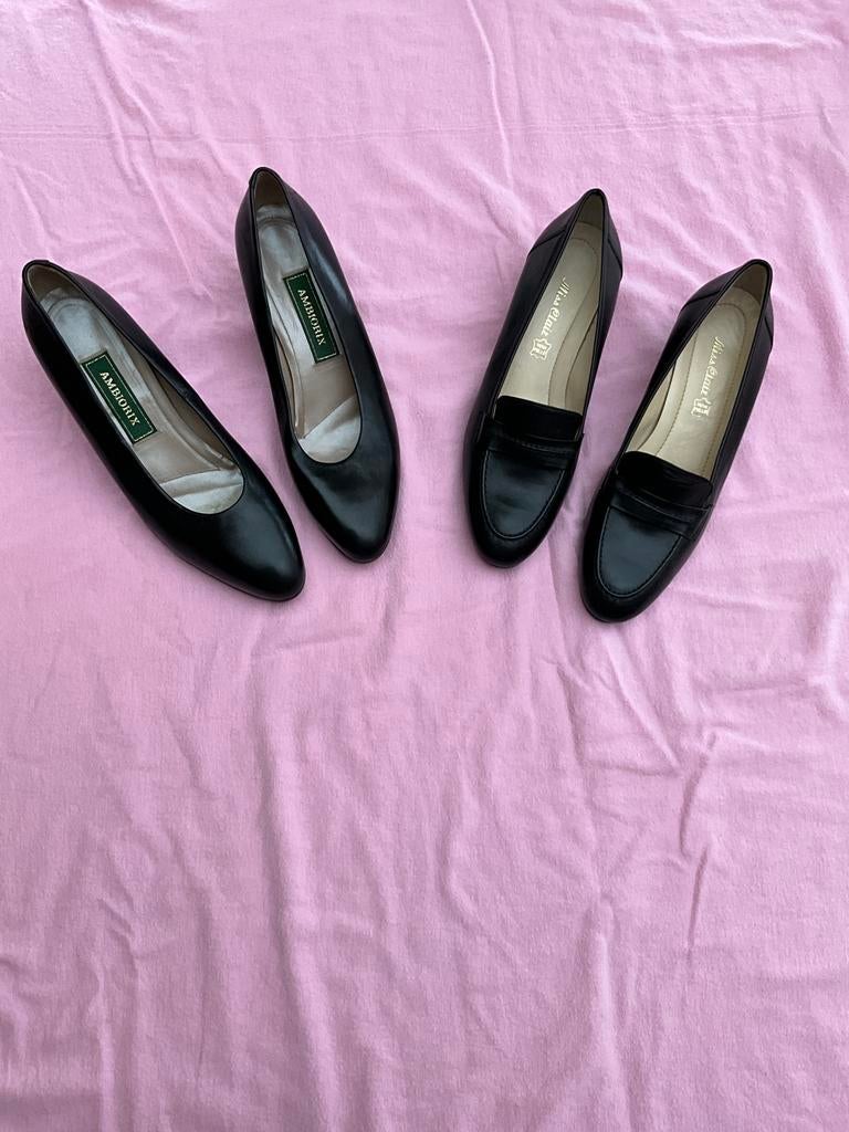 Nieuwe lederen schoenen maat 41 , Ambiorix schoenen., Ophalen, Ambiorix en Miss Clair, Pumps, Zwart
