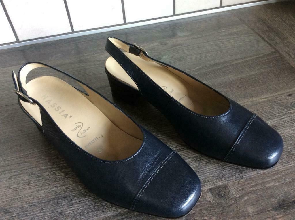 Nieuwe damesschoenen maat 36,5, Hassia, Schoenen met lage hakken, Blauw, Ophalen of Verzenden