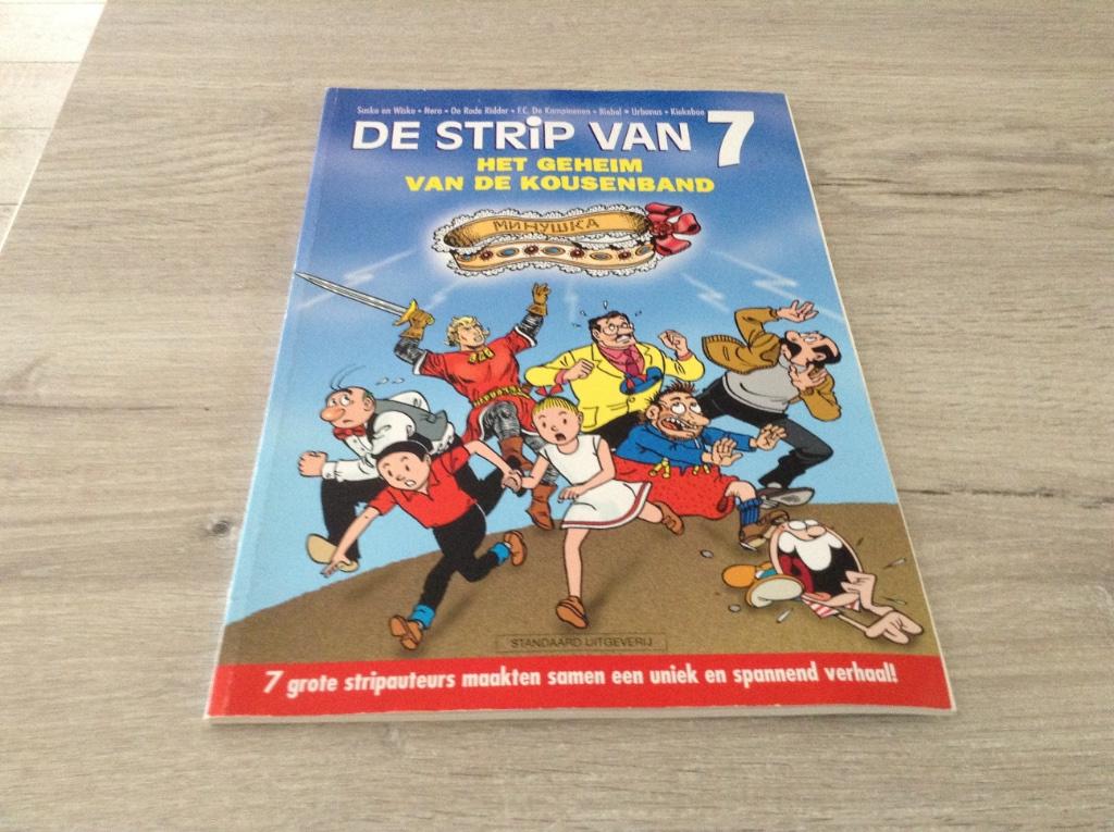 la bande dessinée des 7 : Le secret de la jarretière (2001), Enlèvement ou Envoi, Une BD, Comme neuf, Verschillende auteur's