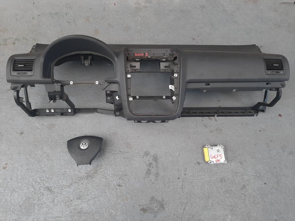 Planche Tableau bord VOLKSWAGEN GOLF 5 V air bag calculateur, Autos : Pièces & Accessoires, Enlèvement, Volkswagen