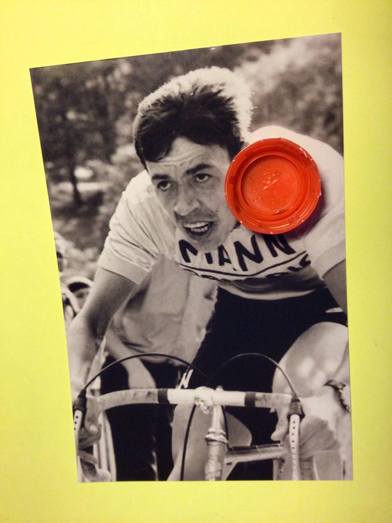 wielerkaart 1968  team mann  herman van springel, Verzenden, Zo goed als nieuw