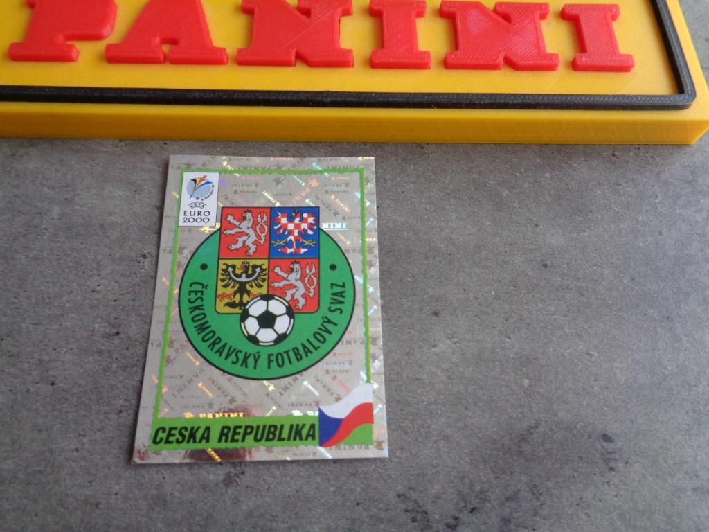 AUTOCOLLANT DE FOOTBALL PANINI Emblème du Championnat d'Eur, Enlèvement ou Envoi, Autocollant