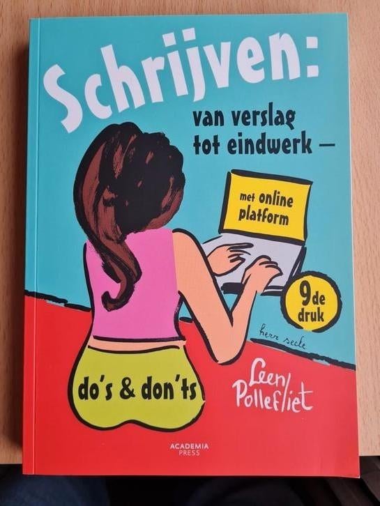 Leen Pollefliet - Schrijven: van verslag tot eindwerk, Ophalen, Nieuw, Leen Pollefliet