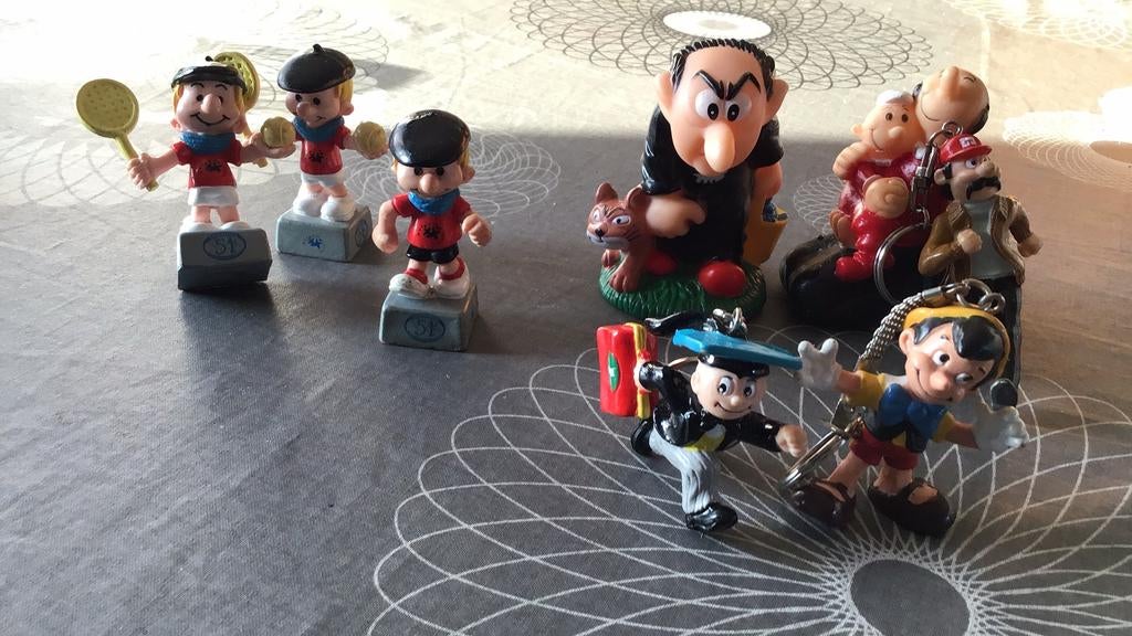 Kiekeboe ea : diverse stripfiguurtjes/sleutelgangers, Ophalen of Verzenden, Overige figuren, Zo goed als nieuw, Beeldje of Figuurtje