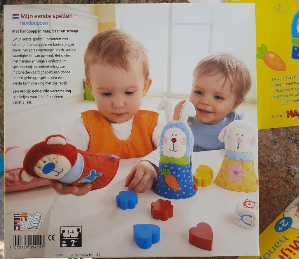 Mij eerste spellen: handpoppen, Kinderen en Baby's, Speelgoed | Educatief en Creatief, Ophalen of Verzenden, Zo goed als nieuw