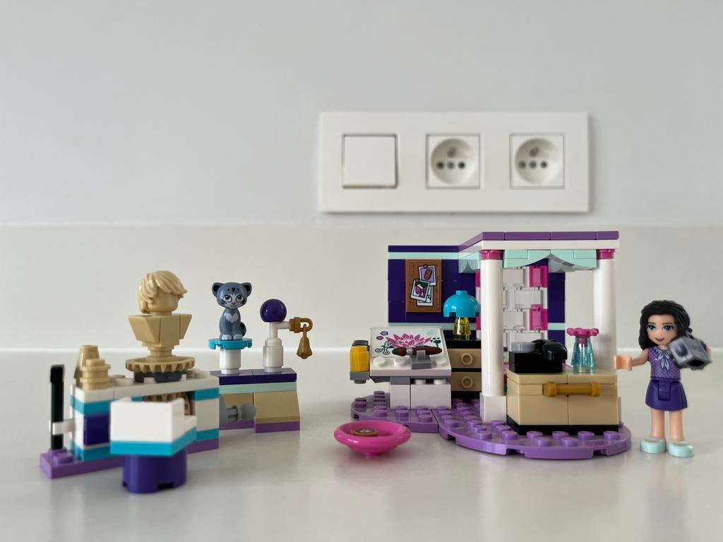 Lego Friends Emma’s Luxe Slaapkamer 41342, Ophalen, Zo goed als nieuw, Lego