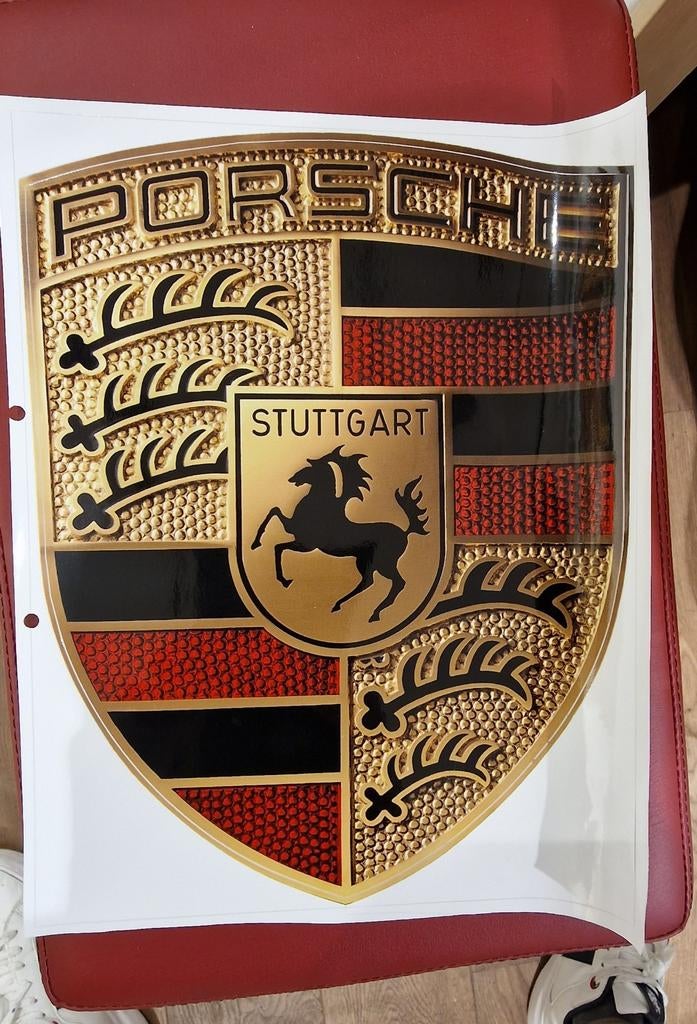 Sticker porsche groot, Ophalen of Verzenden