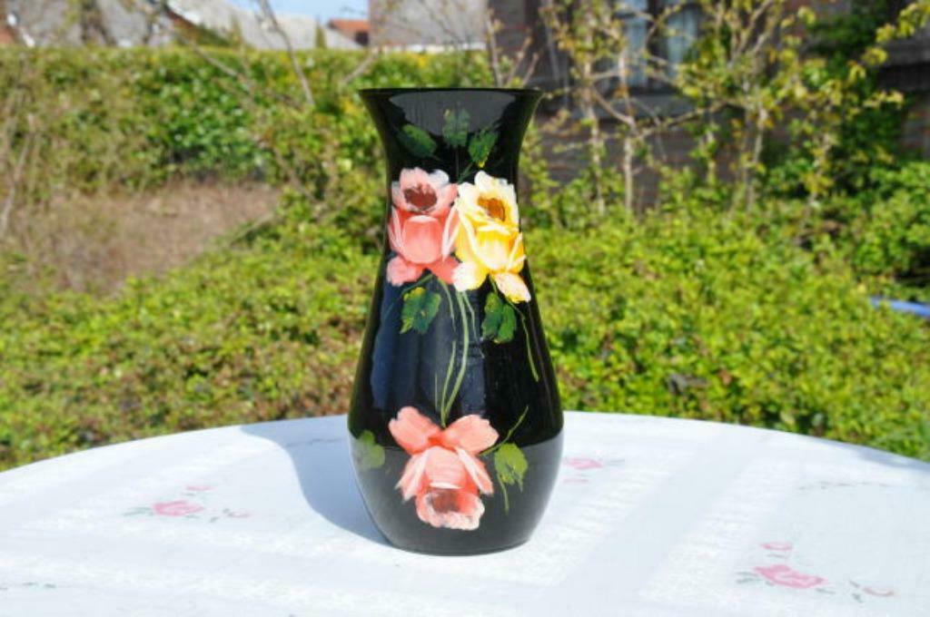 §  vase boom/havre n 1 fleur rose et jaune, Antiquités & Art, Enlèvement ou Envoi