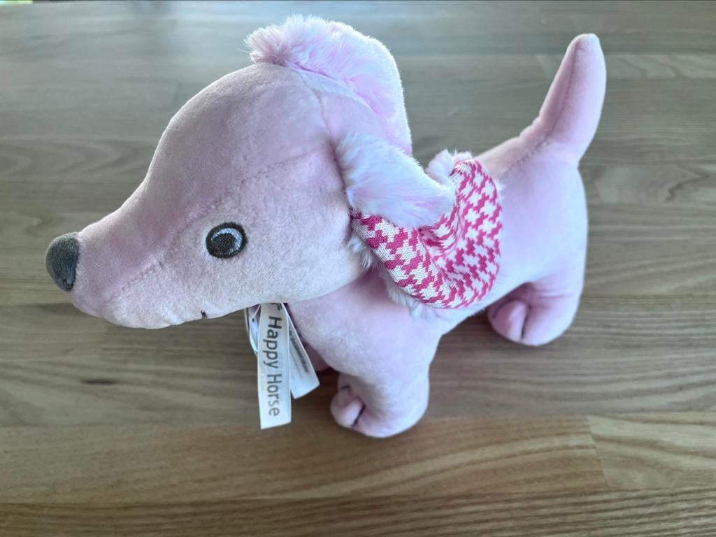 Knuffel Happy Horse teckel Dex, Kinderen en Baby's, Speelgoed | Knuffels en Pluche, Ophalen of Verzenden, Nieuw