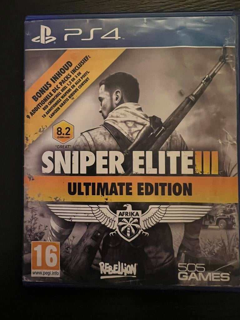 Sniper Elite 3 “Afrika” Ultimate edition- PS4, Games en Spelcomputers, Ophalen of Verzenden, Gebruikt, Shooter, Online