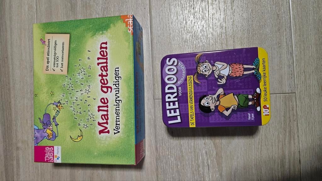 Malle getallen en leerdoos, Ophalen of Verzenden, Gebruikt, Rekenen