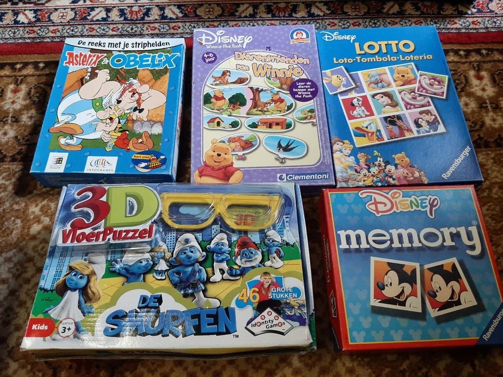 Lot spelletjes en puzzel, Ophalen of Verzenden, Gebruikt
