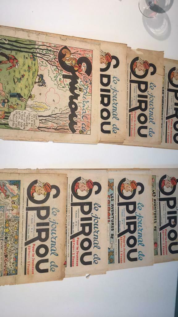 Robbedoes echte weekbladen 1941, Meerdere stripboeken, Gelezen