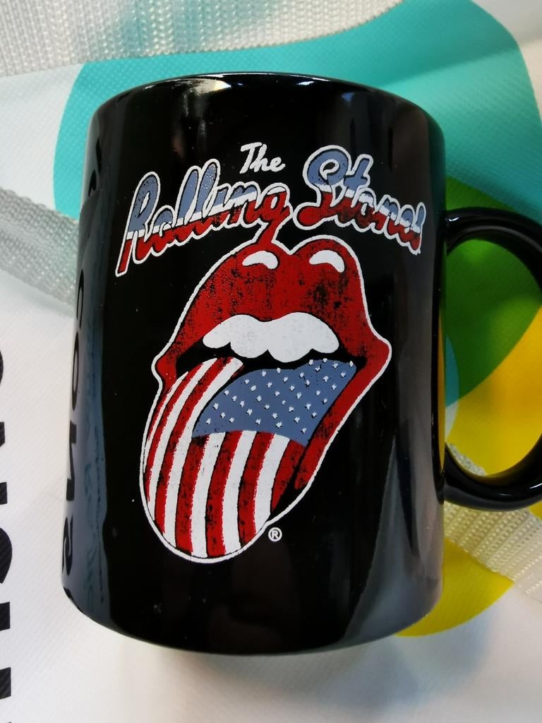 The Rolling Stones, mok, tas 2012’ 50th Anniversary Tour, Ophalen of Verzenden, Zo goed als nieuw, Gebruiksvoorwerp