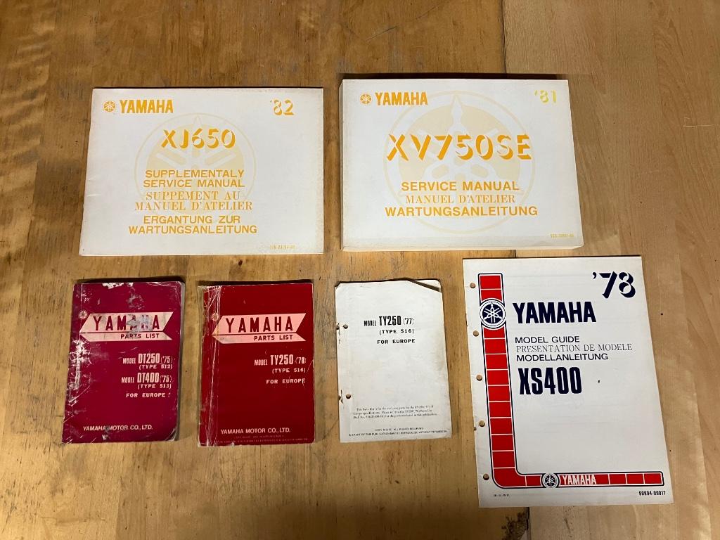 Manuels d’atelier et parts list yamaha, Motoren, Handleidingen en Instructieboekjes, Ophalen of Verzenden, Yamaha