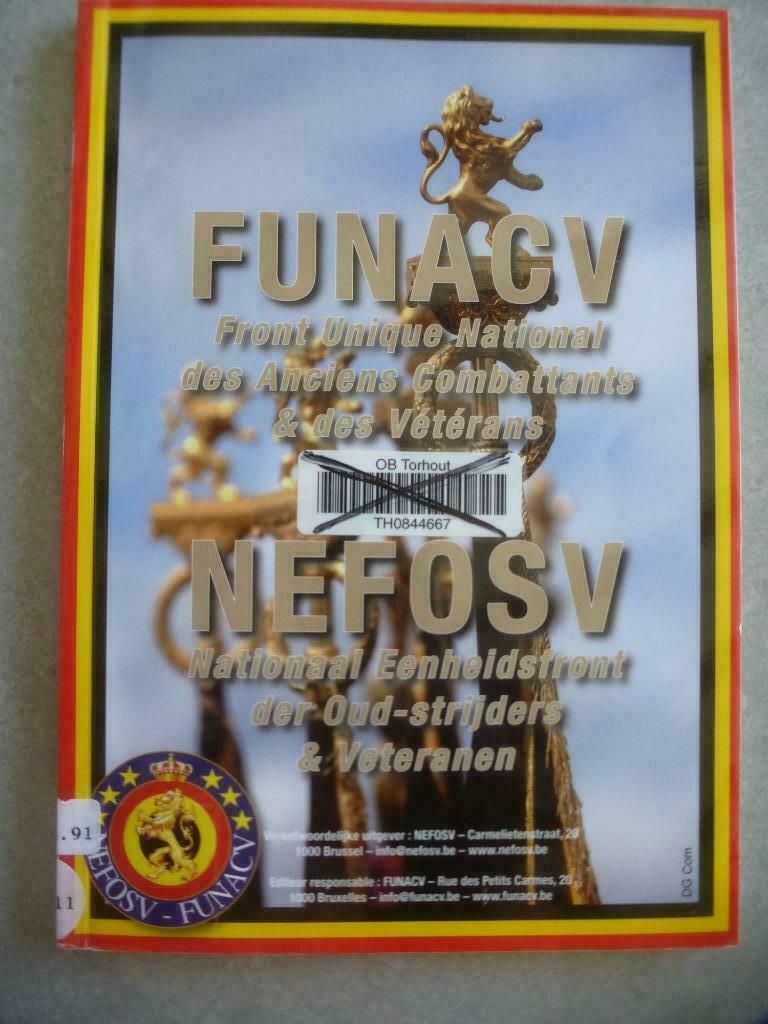 FUNACV - NEFOSV  oud-strijders & veteranen, Enlèvement ou Envoi, Utilisé, NEFOSV, 20e siècle ou après