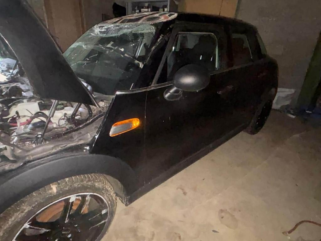 Mini accidentée, Autos, Achat, Entreprise, Boîte manuelle, Bleu