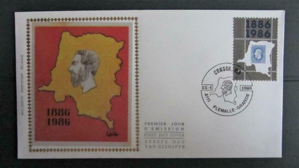 FDC -ZIJDE NR.2199-100e VERJAARDAG ONAFHANKELIJKHEID BELGIÊ, Enlèvement ou Envoi, Affranchi, Dynastie