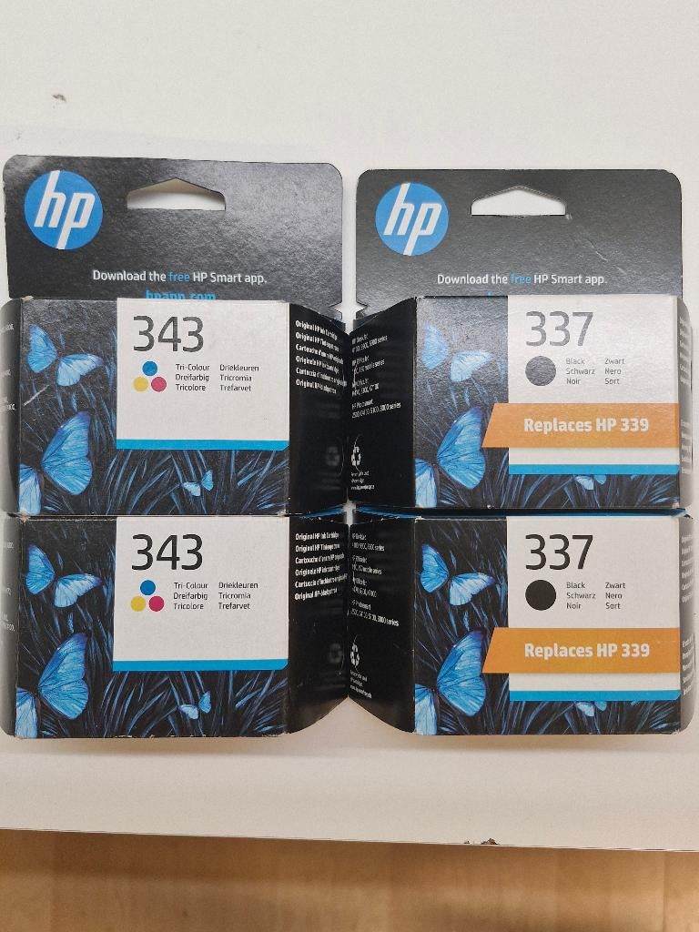 Cartouche d'encre HP343 ET HP337, Informatique & Logiciels, Fournitures d'imprimante, Neuf, Cartridge, Enlèvement